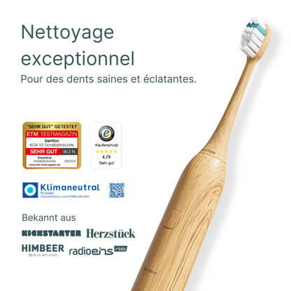 Brosse à dents sonique durable