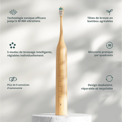 Brosse à dents sonique durable