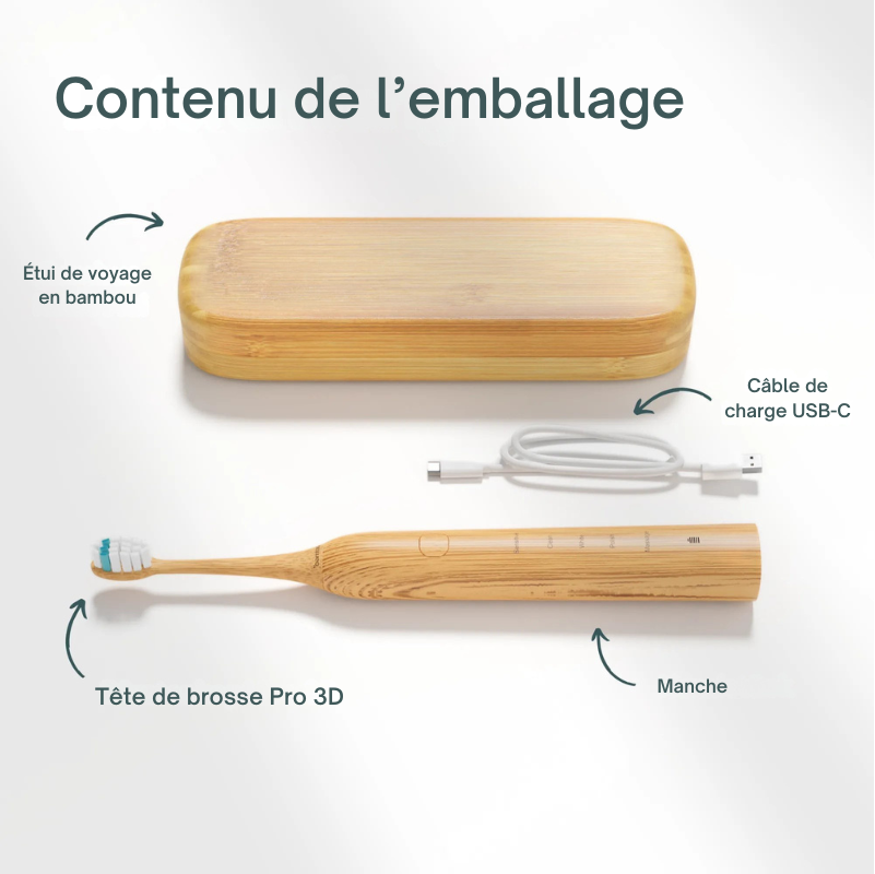 Brosse à dents sonique durable